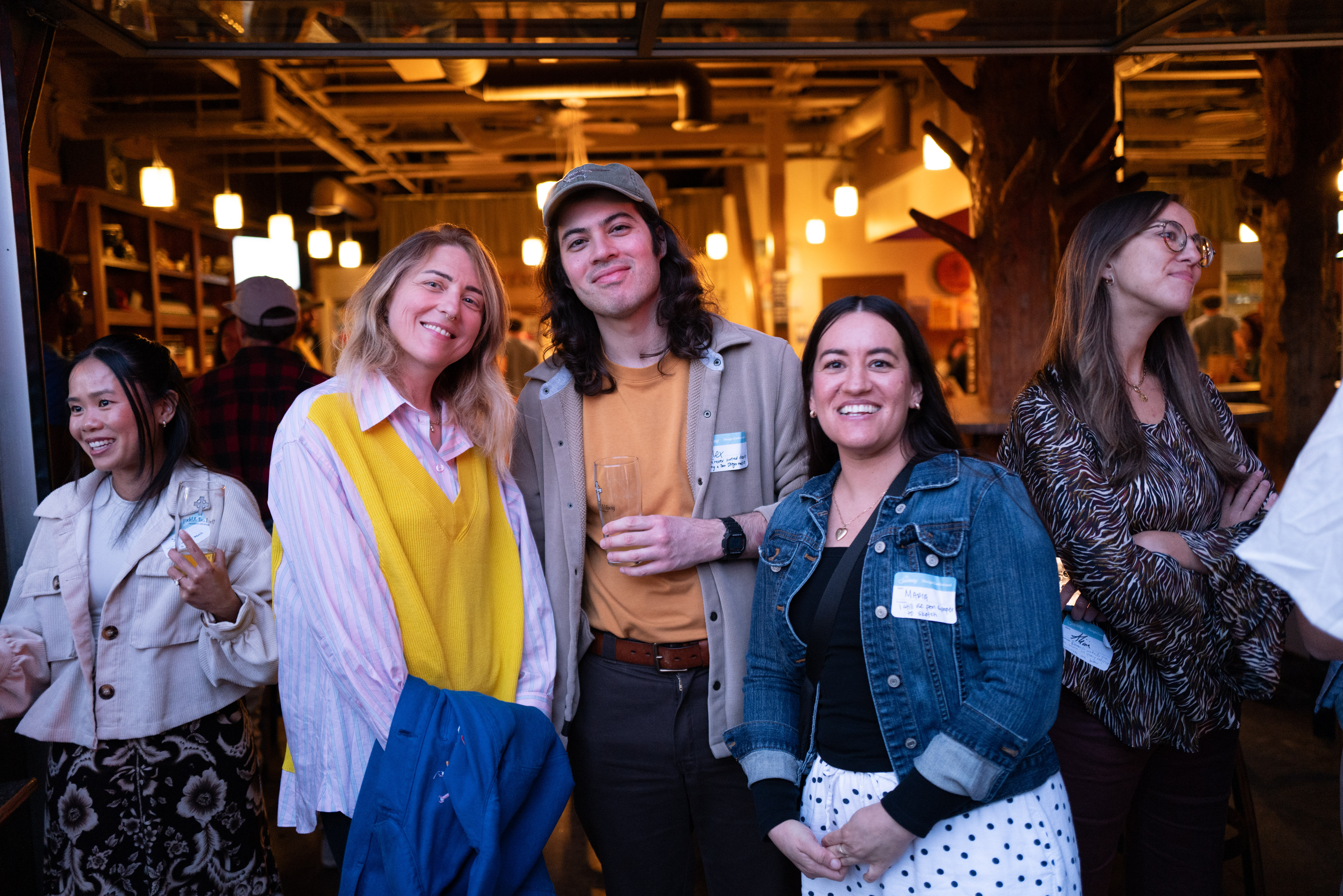Friendly faces from the UX Speakeasy community
